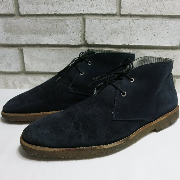Bostonian Blue Suede Leather Chukka 